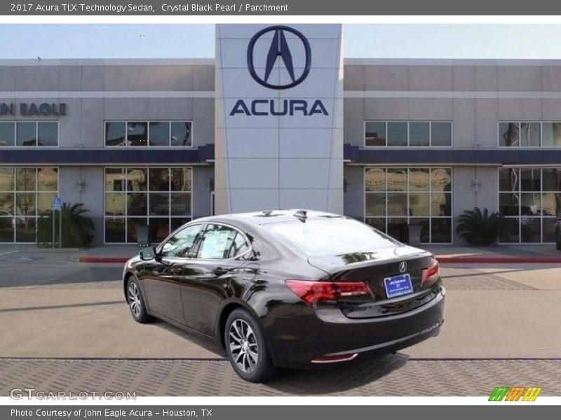 Crystal Black Pearl / Parchment 2017 Acura TLX Technology Sedan