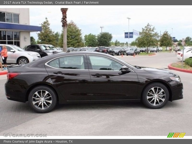 Crystal Black Pearl / Parchment 2017 Acura TLX Technology Sedan