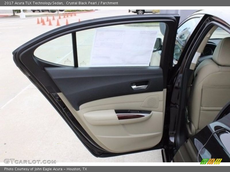 Crystal Black Pearl / Parchment 2017 Acura TLX Technology Sedan