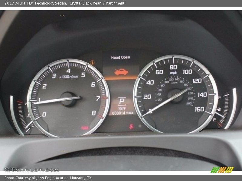 Crystal Black Pearl / Parchment 2017 Acura TLX Technology Sedan