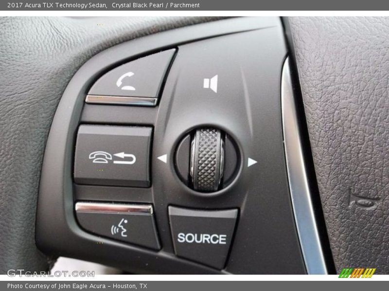 Crystal Black Pearl / Parchment 2017 Acura TLX Technology Sedan