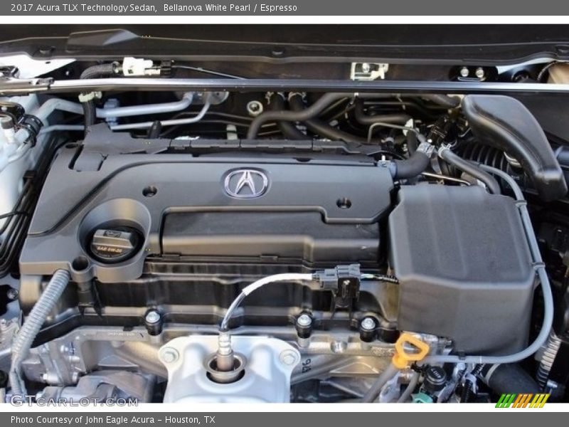 Bellanova White Pearl / Espresso 2017 Acura TLX Technology Sedan