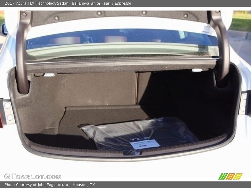 Bellanova White Pearl / Espresso 2017 Acura TLX Technology Sedan