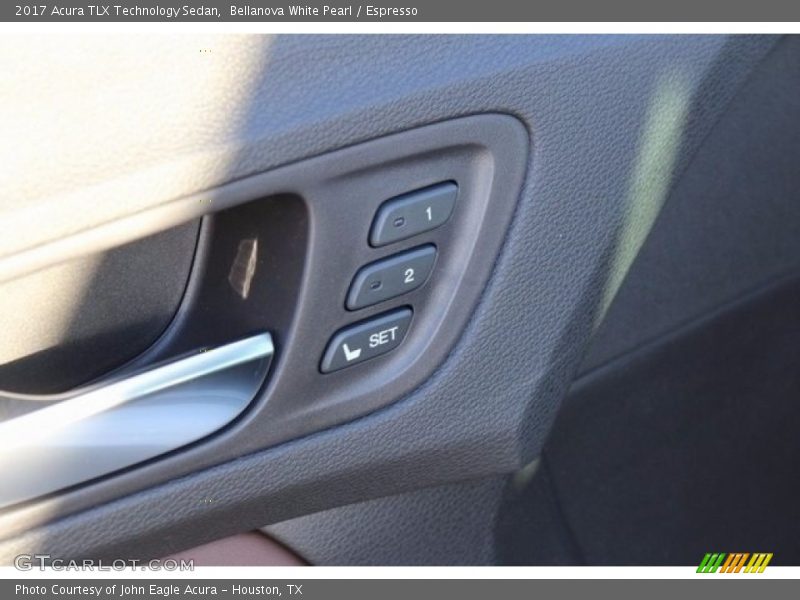 Bellanova White Pearl / Espresso 2017 Acura TLX Technology Sedan