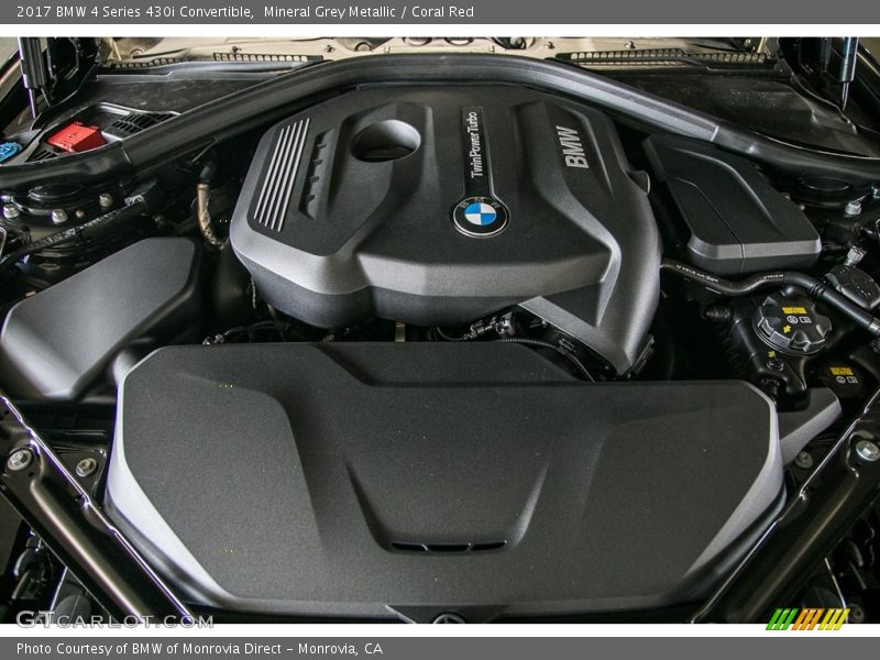  2017 4 Series 430i Convertible Engine - 2.0 Liter DI TwinPower Turbocharged DOHC 16-Valve VVT 4 Cylinder