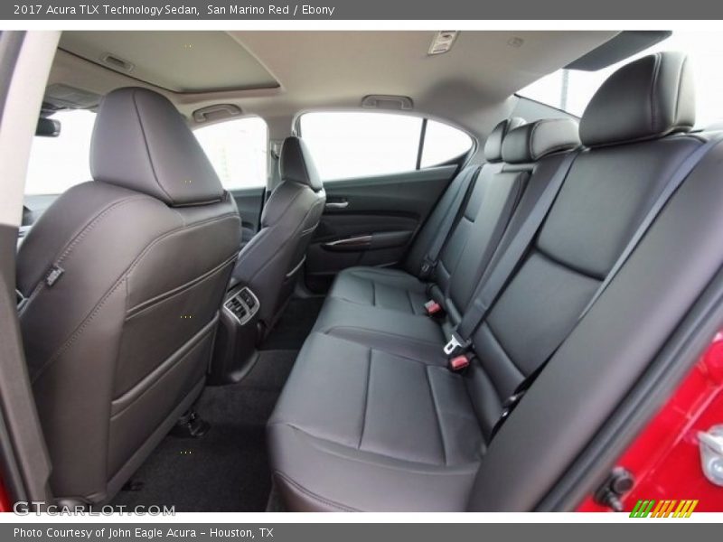 San Marino Red / Ebony 2017 Acura TLX Technology Sedan