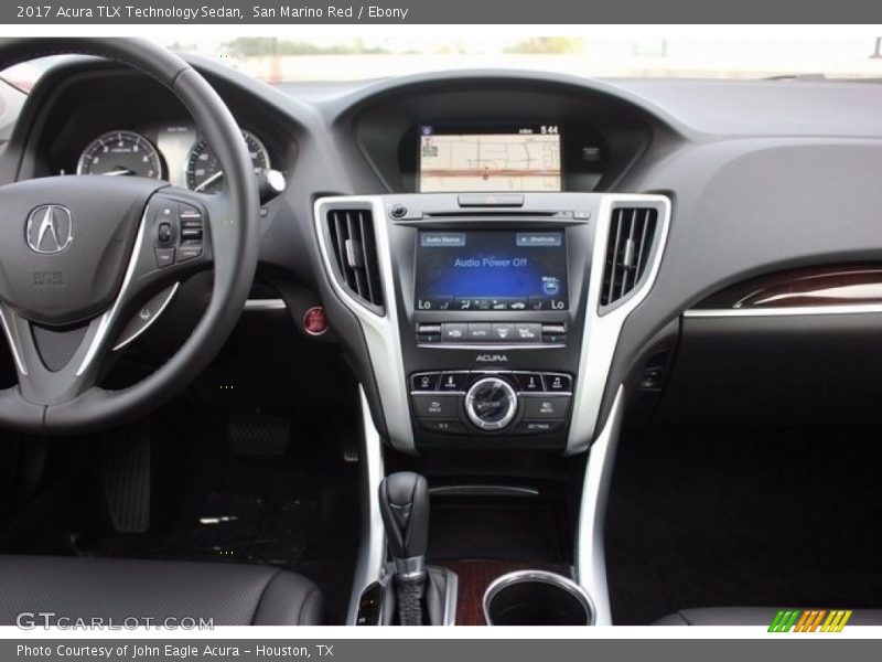 San Marino Red / Ebony 2017 Acura TLX Technology Sedan