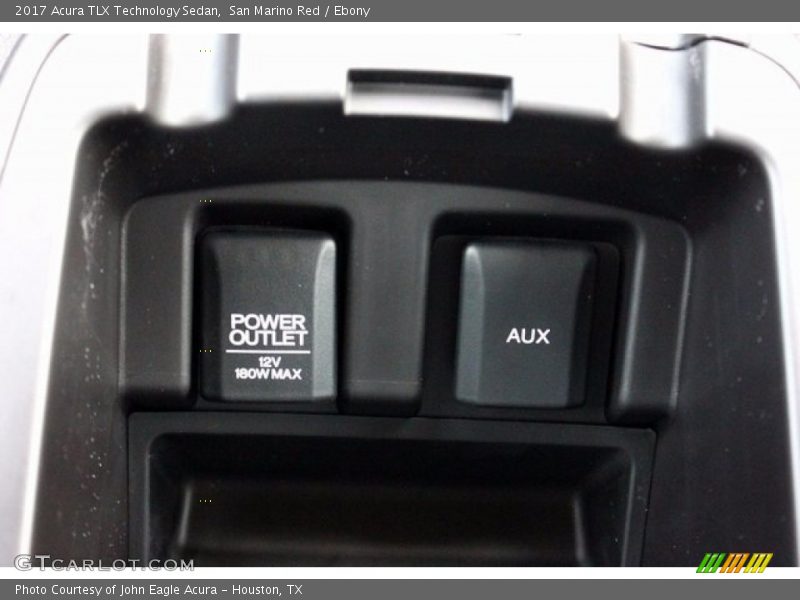 San Marino Red / Ebony 2017 Acura TLX Technology Sedan