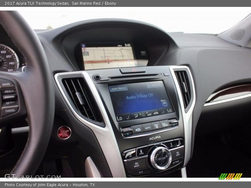 San Marino Red / Ebony 2017 Acura TLX Technology Sedan