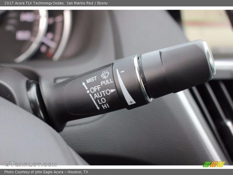 San Marino Red / Ebony 2017 Acura TLX Technology Sedan
