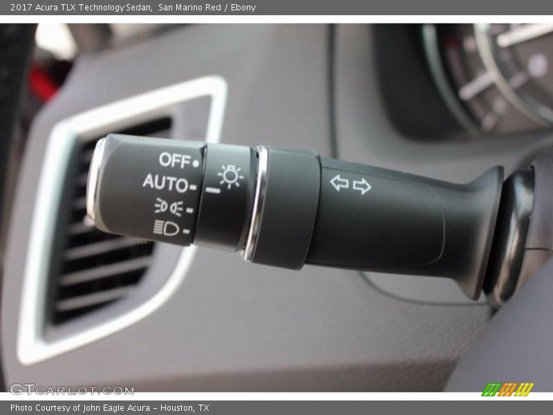San Marino Red / Ebony 2017 Acura TLX Technology Sedan