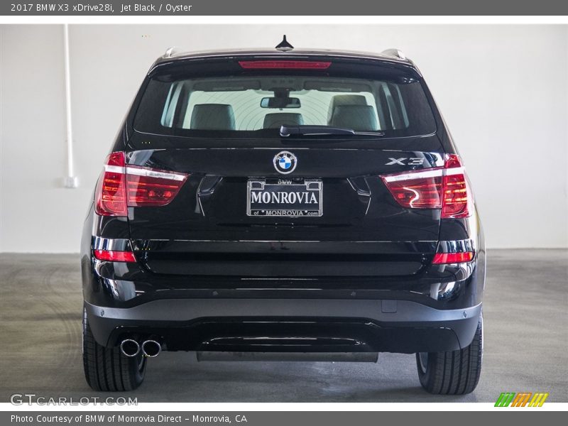 Jet Black / Oyster 2017 BMW X3 xDrive28i