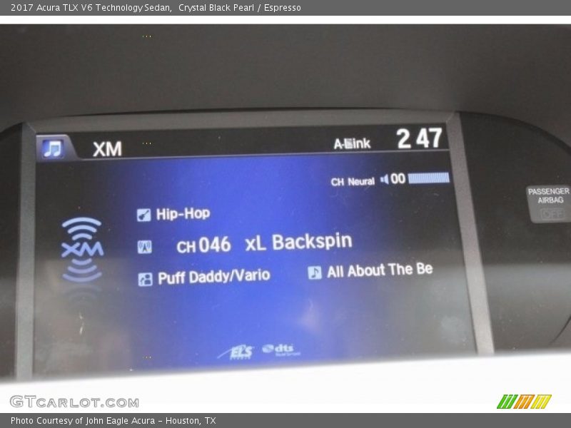 Crystal Black Pearl / Espresso 2017 Acura TLX V6 Technology Sedan