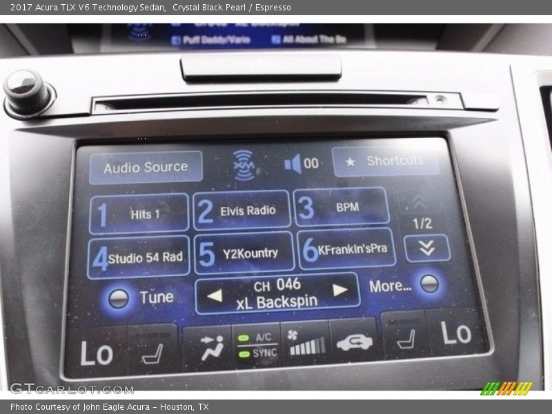 Crystal Black Pearl / Espresso 2017 Acura TLX V6 Technology Sedan