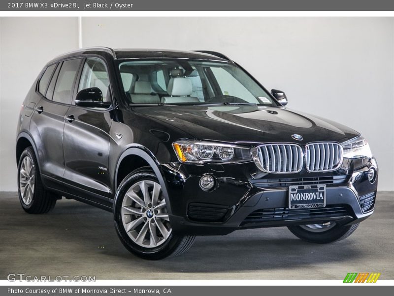 Jet Black / Oyster 2017 BMW X3 xDrive28i