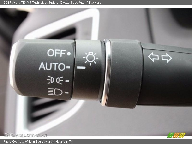 Controls of 2017 TLX V6 Technology Sedan