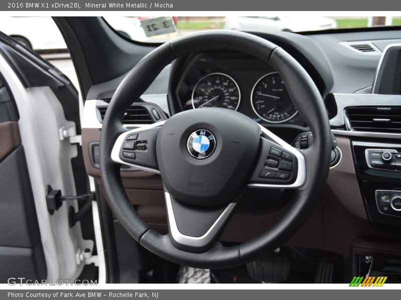 Mineral White Metallic / Mocha 2016 BMW X1 xDrive28i