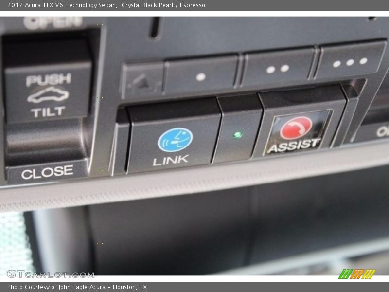 Controls of 2017 TLX V6 Technology Sedan