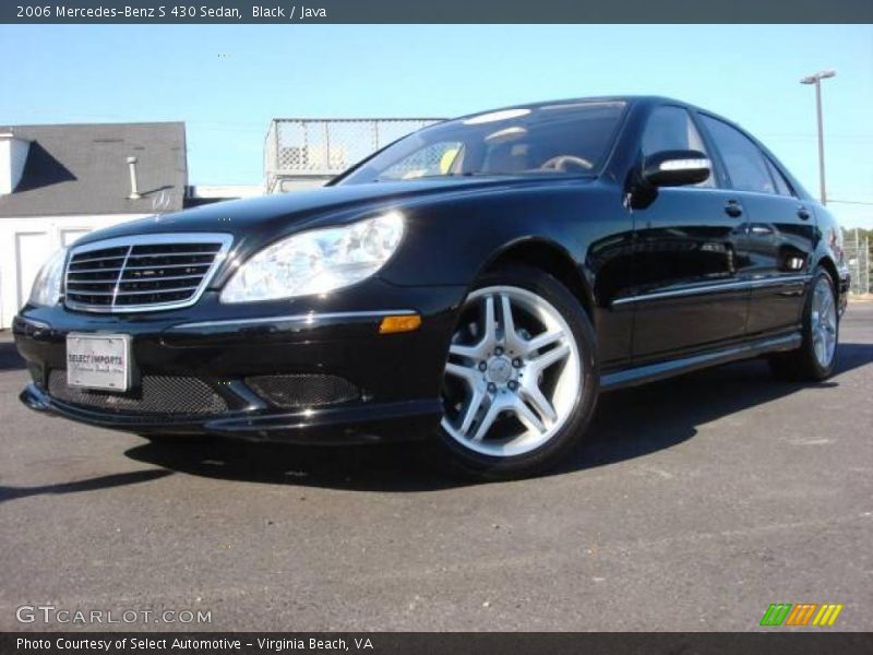 Black / Java 2006 Mercedes-Benz S 430 Sedan