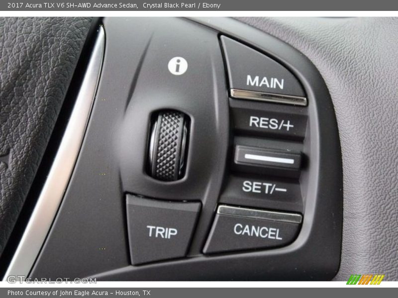 Crystal Black Pearl / Ebony 2017 Acura TLX V6 SH-AWD Advance Sedan