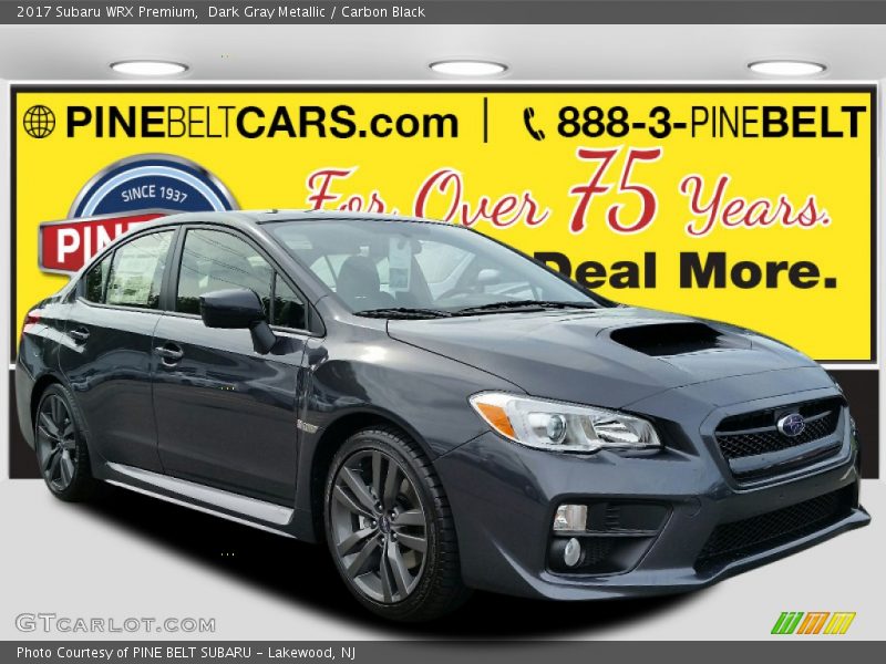 Dark Gray Metallic / Carbon Black 2017 Subaru WRX Premium