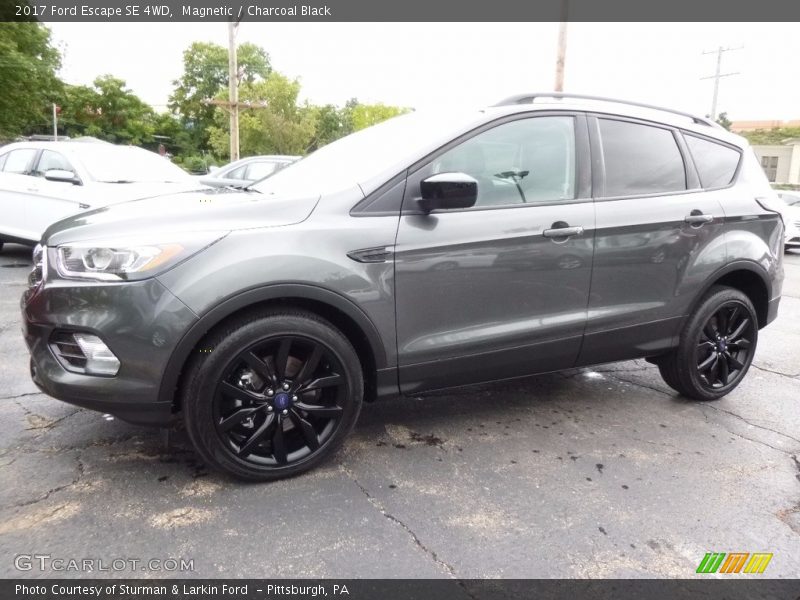 Magnetic / Charcoal Black 2017 Ford Escape SE 4WD
