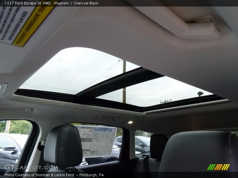 Magnetic / Charcoal Black 2017 Ford Escape SE 4WD