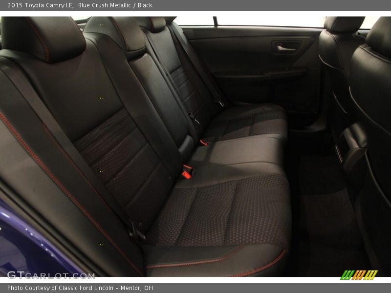 Blue Crush Metallic / Black 2015 Toyota Camry LE
