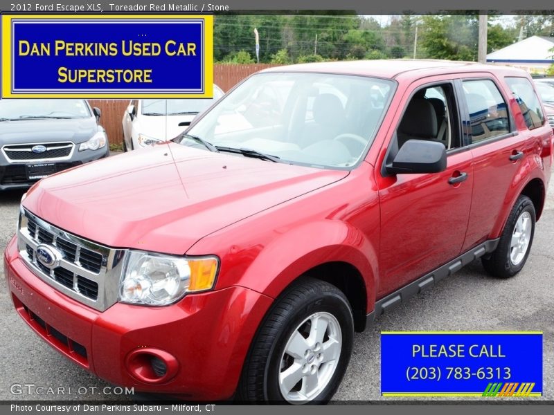 Toreador Red Metallic / Stone 2012 Ford Escape XLS