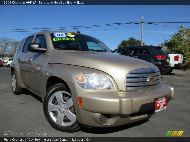 Sandstone Metallic / Ebony Black 2008 Chevrolet HHR LS