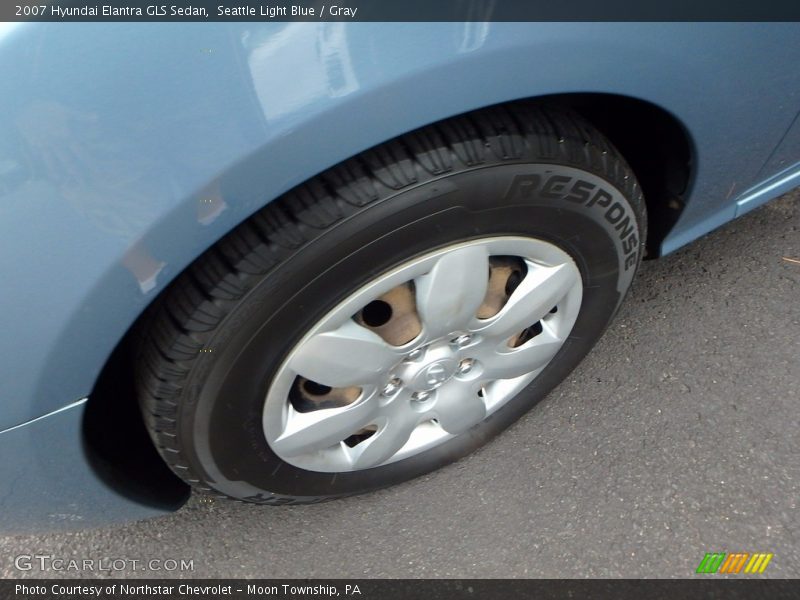 Seattle Light Blue / Gray 2007 Hyundai Elantra GLS Sedan