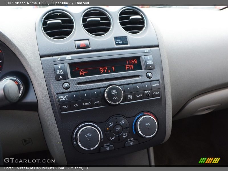 Super Black / Charcoal 2007 Nissan Altima 3.5 SL