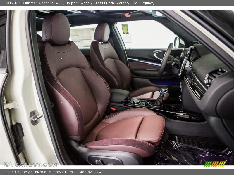 2017 Clubman Cooper S ALL4 Cross Punch Leather/Pure Burgundy Interior