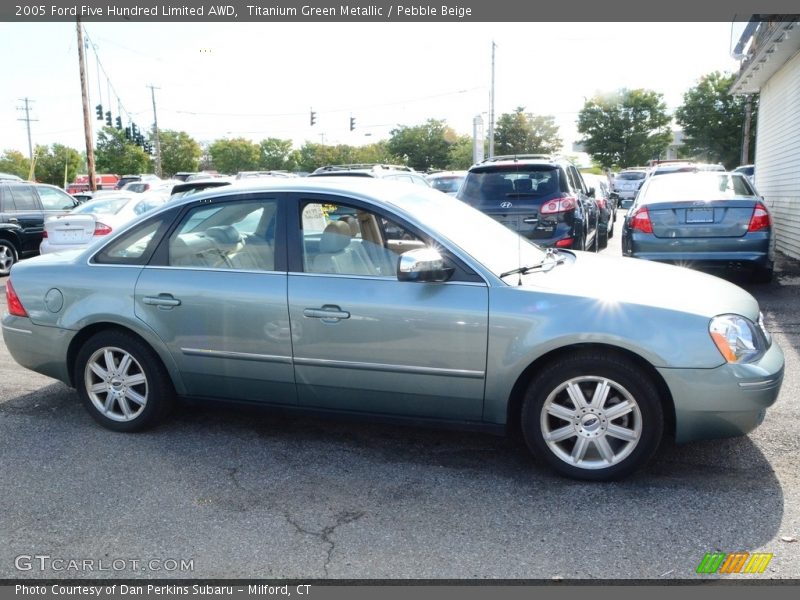 Titanium Green Metallic / Pebble Beige 2005 Ford Five Hundred Limited AWD