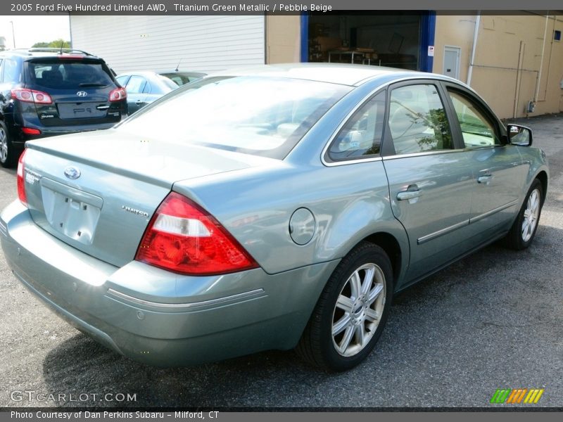 Titanium Green Metallic / Pebble Beige 2005 Ford Five Hundred Limited AWD
