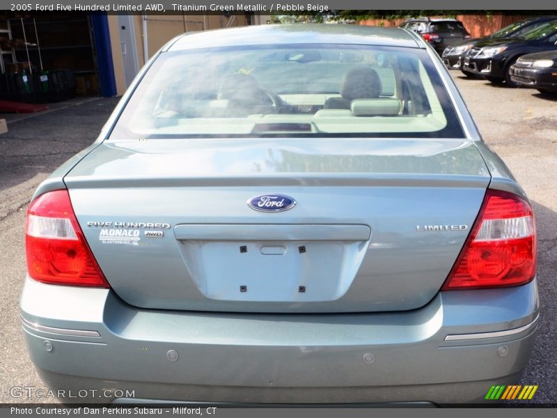 Titanium Green Metallic / Pebble Beige 2005 Ford Five Hundred Limited AWD