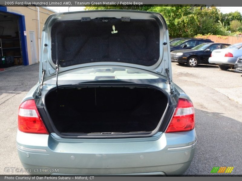 Titanium Green Metallic / Pebble Beige 2005 Ford Five Hundred Limited AWD