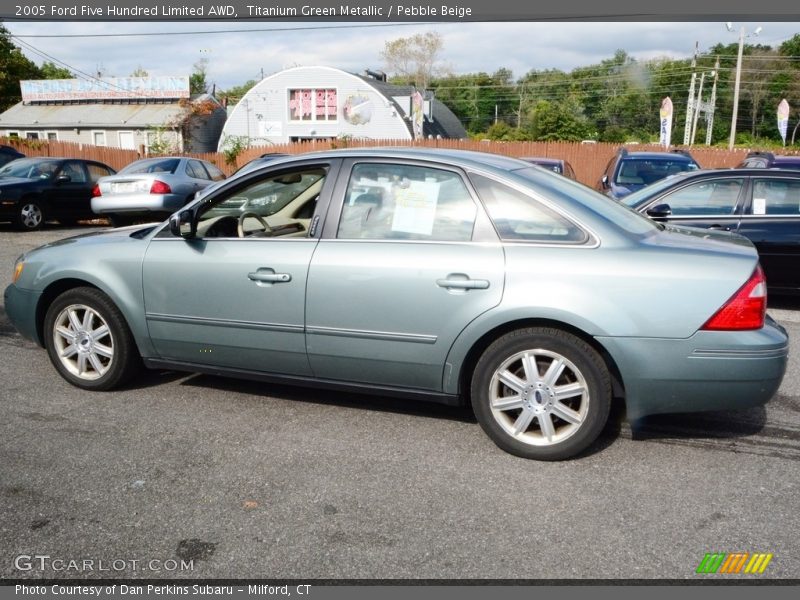 Titanium Green Metallic / Pebble Beige 2005 Ford Five Hundred Limited AWD