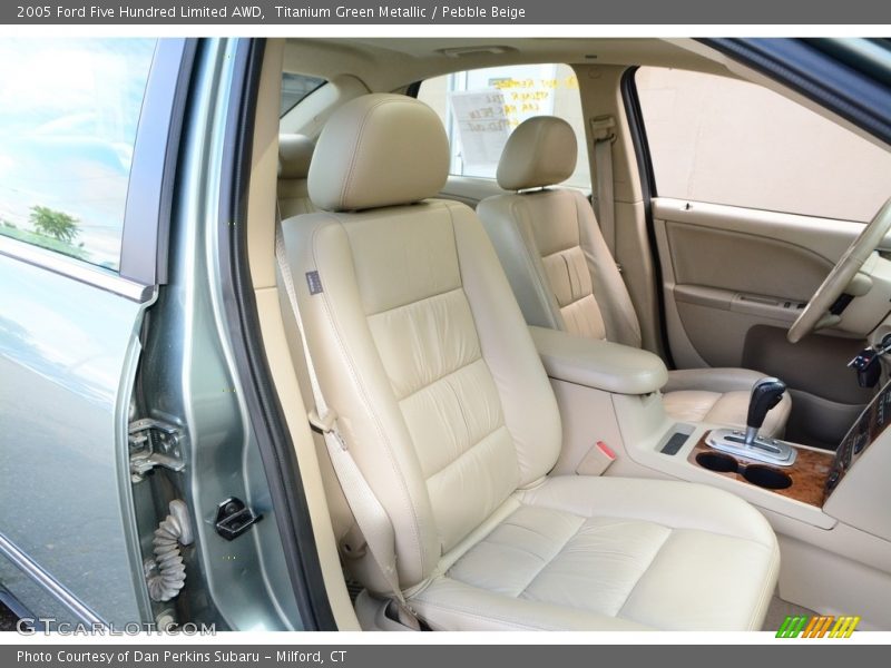 Titanium Green Metallic / Pebble Beige 2005 Ford Five Hundred Limited AWD