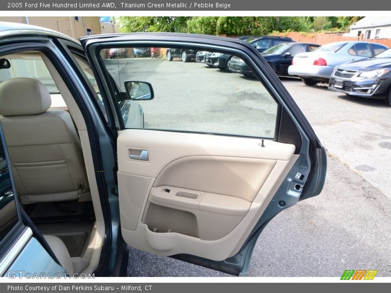 Titanium Green Metallic / Pebble Beige 2005 Ford Five Hundred Limited AWD