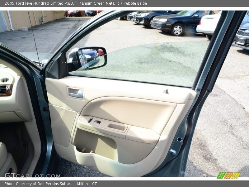 Titanium Green Metallic / Pebble Beige 2005 Ford Five Hundred Limited AWD