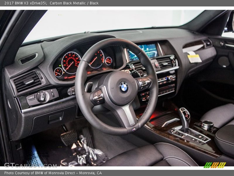 Carbon Black Metallic / Black 2017 BMW X3 xDrive35i