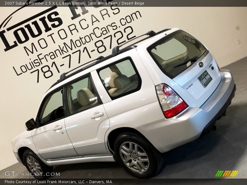 Satin White Pearl / Desert Beige 2007 Subaru Forester 2.5 X L.L.Bean Edition