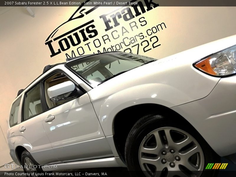Satin White Pearl / Desert Beige 2007 Subaru Forester 2.5 X L.L.Bean Edition