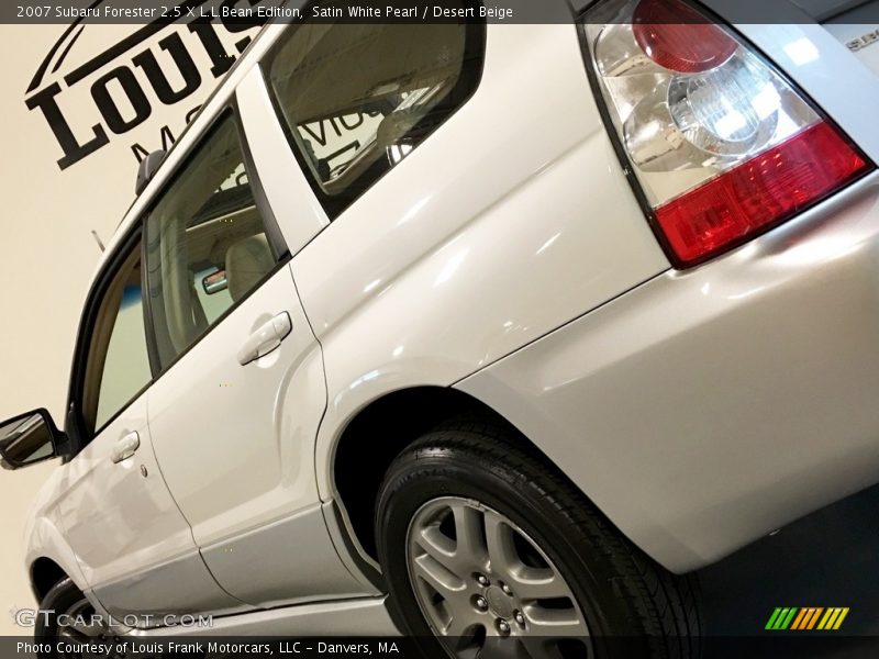 Satin White Pearl / Desert Beige 2007 Subaru Forester 2.5 X L.L.Bean Edition