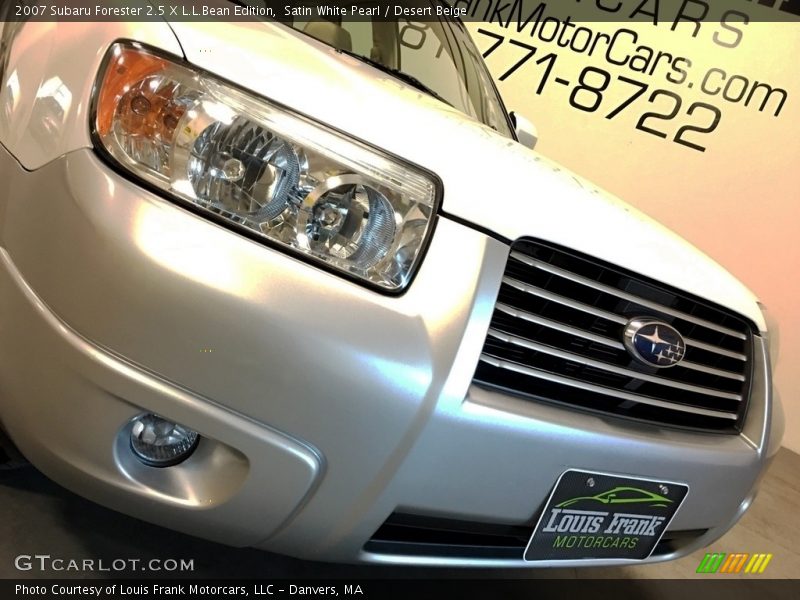 Satin White Pearl / Desert Beige 2007 Subaru Forester 2.5 X L.L.Bean Edition