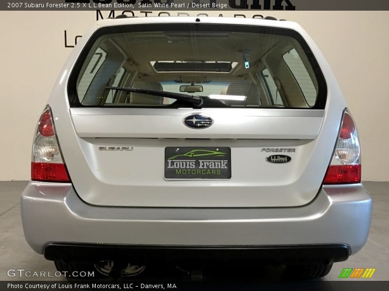 Satin White Pearl / Desert Beige 2007 Subaru Forester 2.5 X L.L.Bean Edition