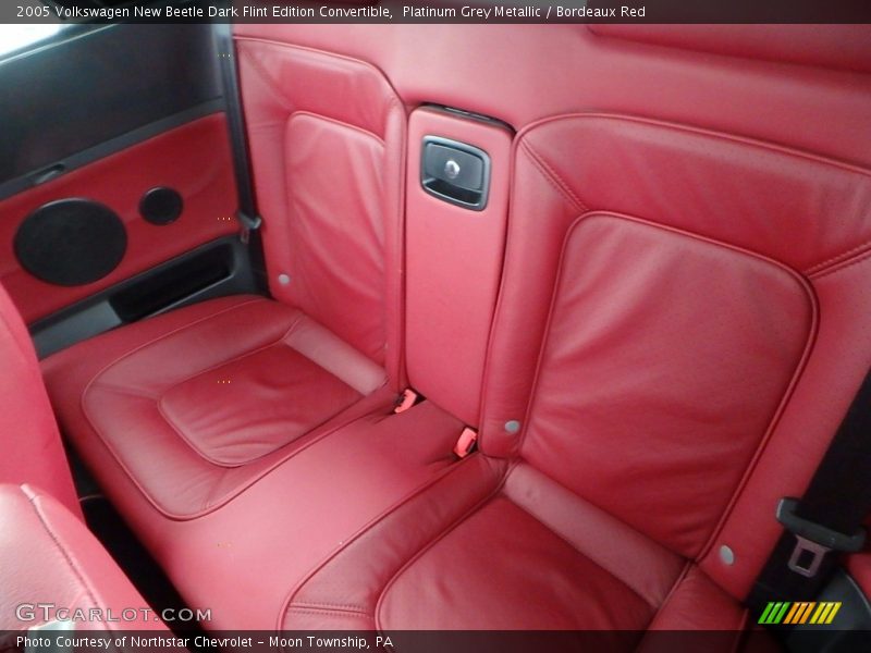 Platinum Grey Metallic / Bordeaux Red 2005 Volkswagen New Beetle Dark Flint Edition Convertible