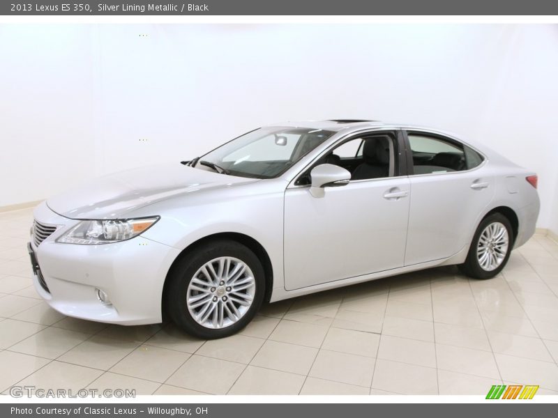 Silver Lining Metallic / Black 2013 Lexus ES 350