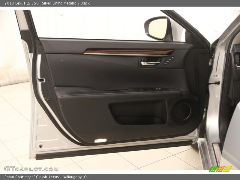 Silver Lining Metallic / Black 2013 Lexus ES 350